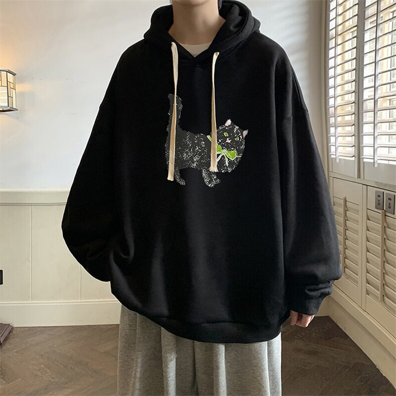 连帽卫衣男大码胖子帽衫大号运动服WY2413-P35,男装卫衣,电商A040