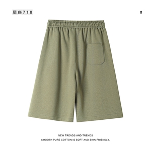 夏季新款日系直筒宽松休闲五分裤XD1721特批35图片