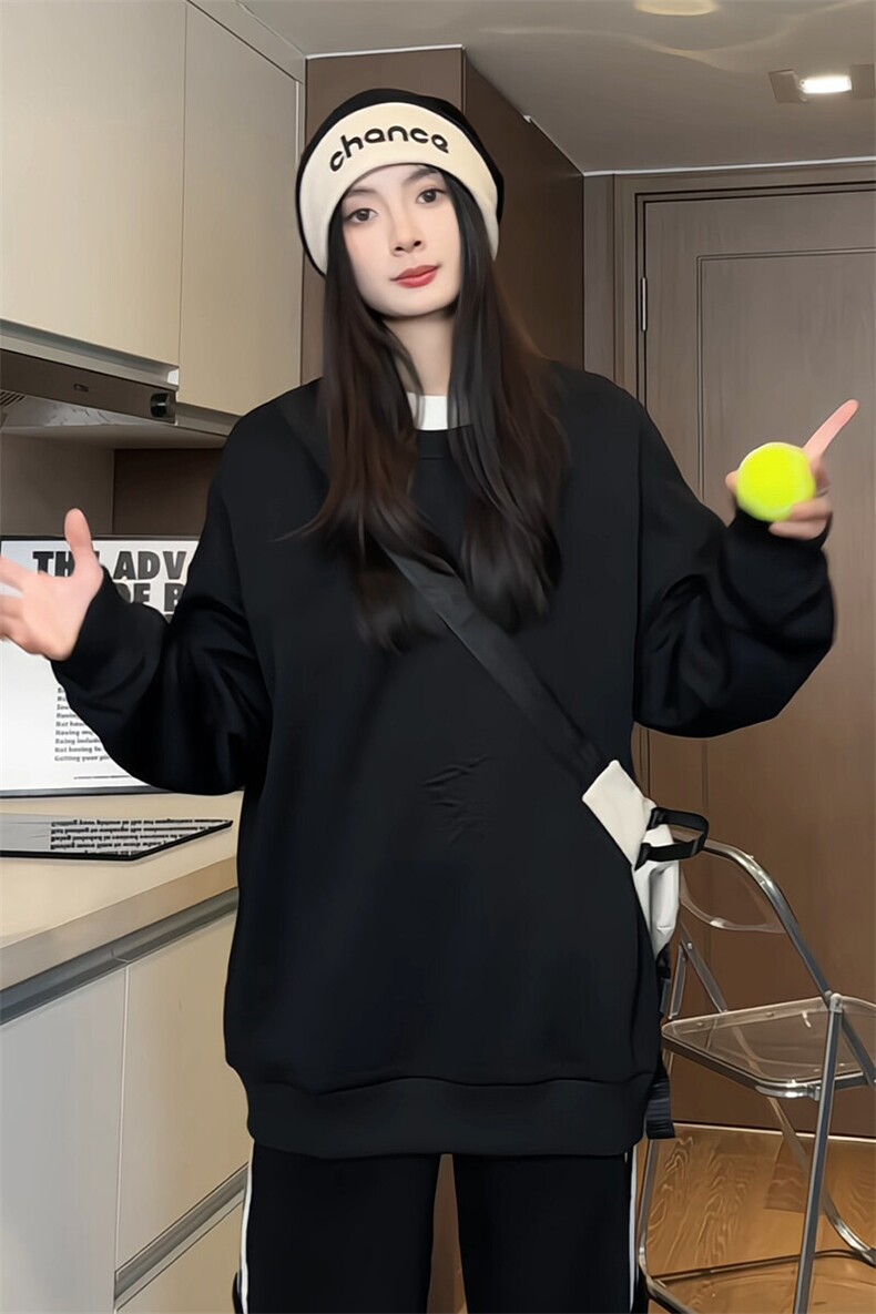 S5015/特P30春装新款高个性套头提花卫衣男潮流宽松长袖T恤外套,男装T恤,电商A141