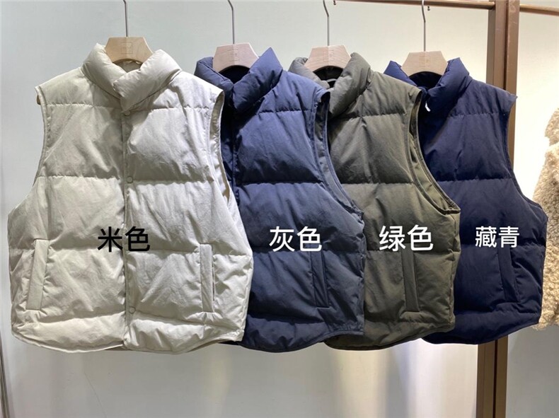 现货：羽绒马甲,女装马甲,D壹