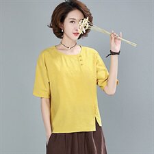 T恤2021年夏季时尚印花潮流圆领字母纯色文艺短袖，女装T恤，雪樱依海