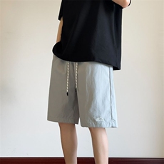 港风休闲裤高街五分裤宽松沙滩裤直通短裤DK208P28，男装休闲裤，星座1204-3