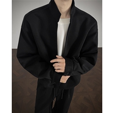 自拍图！美式宽松假两件套装秋季立领卫衣情侣外套上衣TX222Y-P60，男装休闲套装，电商C213(原B265)