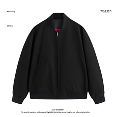 平铺~2026春季阔版简约棒球服夹克外套YJ6018/P98，男装夹克，电商B331