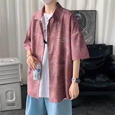 短袖衬衫春款男港风潮流扎染衬衫C239P30，男装衬衫，星座1116-2