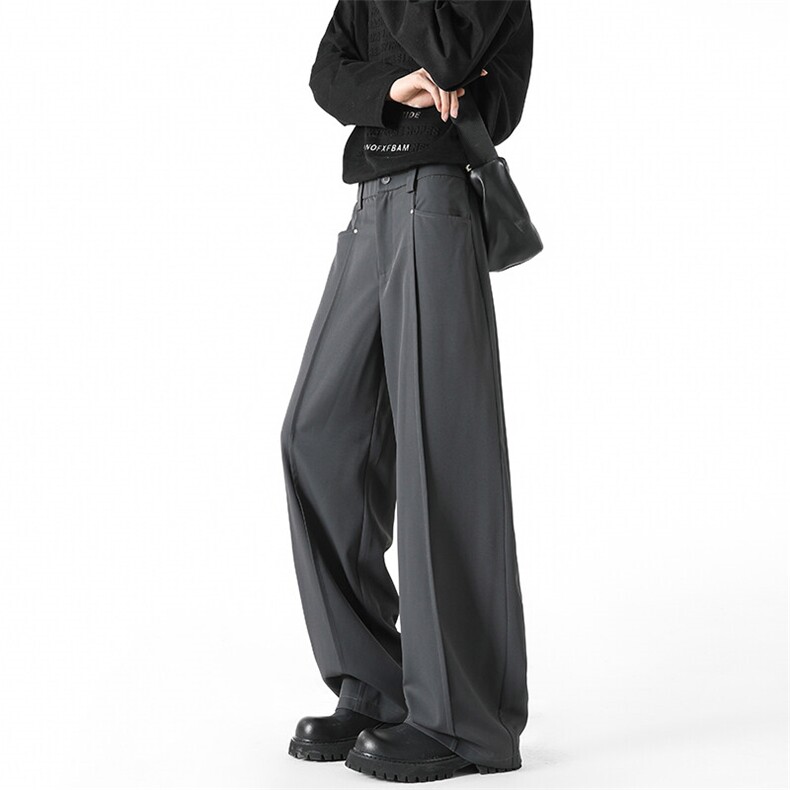 垂感直筒休闲西裤春季新款休闲裤抖音品质A111-A156-P5588，男装休闲裤，电商基地A111