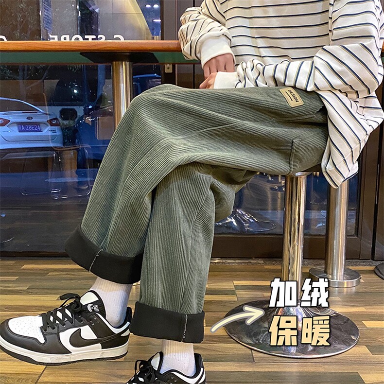 XZ409-1秋冬加绒加厚灯芯绒休闲裤,男装休闲裤,星座1514