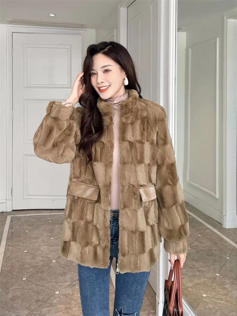 【冬季新款】貂绒贵妃貂皮毛一体韩系休闲，其它，笑思源