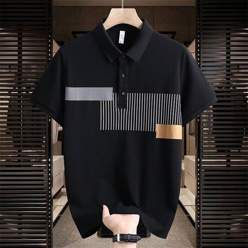 25031-P40夏季时尚休闲T恤男POLO衫欧货潮牌商务休闲短袖T恤,男装Polo衫,电商D310B-1