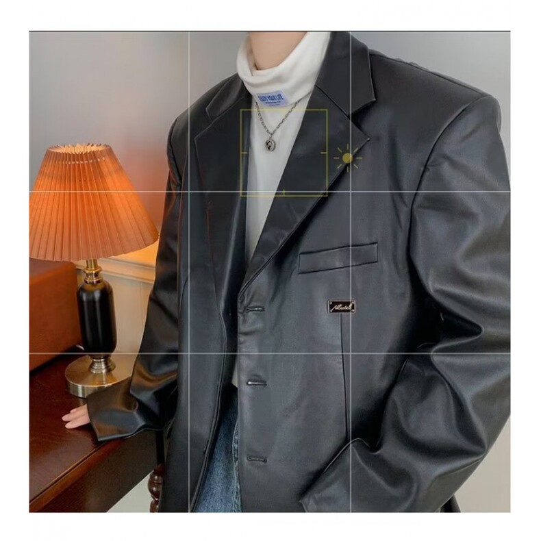 男秋季新款皮衣夹克外套Y852P130,男装皮衣,星座1116-2