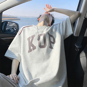 2026美式重磅冰感复古字母短袖T桖春夏DX2618特P28控59图片