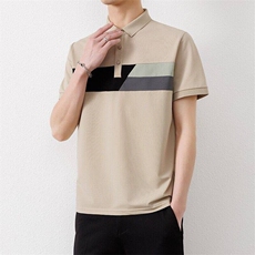 25036-特P35夏季休闲时尚T恤男短袖打底衫休闲翻领短袖polo衫男，男装T恤，电商D310B