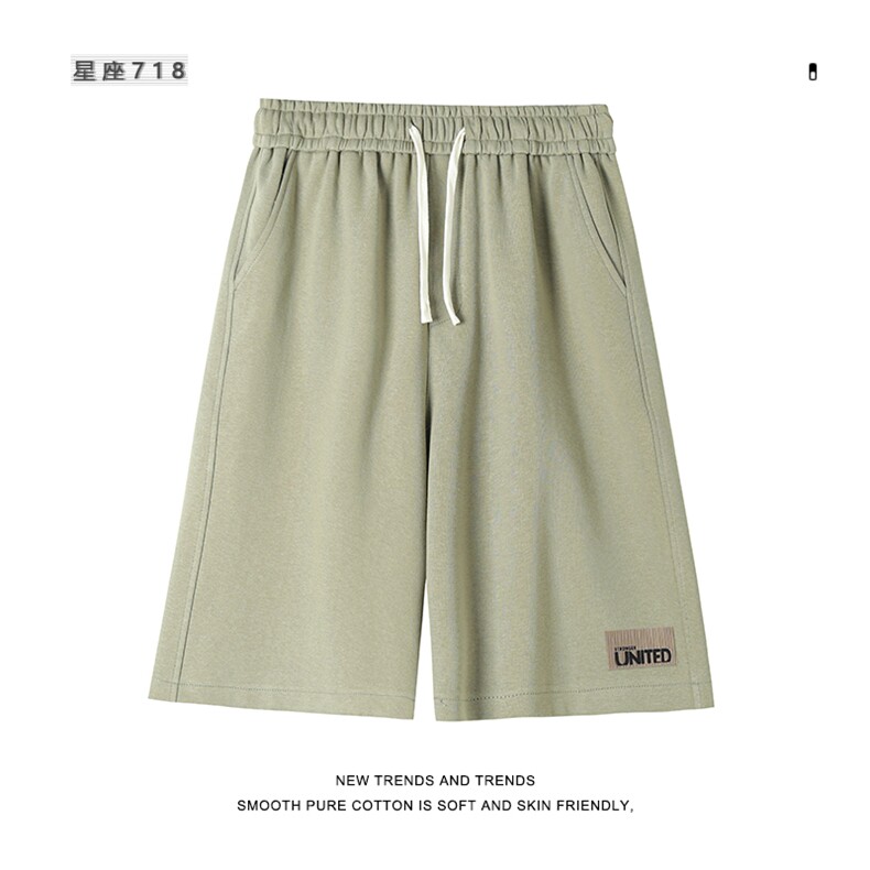 纯棉华棉夏季薄款休闲五分阔腿裤运动短裤XD1751特批35,男装休闲裤,星座718