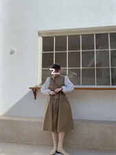 两件套马甲裙，女装马甲，驿谷