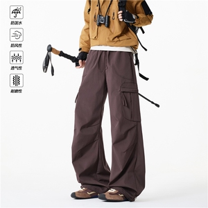 抖音品质山系户外多功能设计感休闲冲锋裤B315-K26038-特p40控85图片