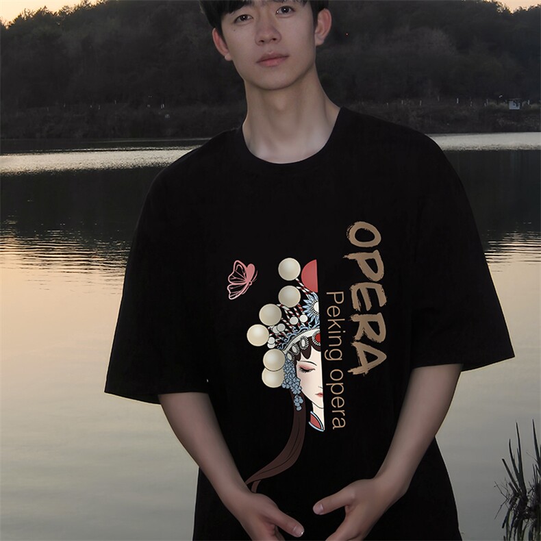 230g重磅纯棉短袖t恤男大码半袖半截袖DX17161-P20,男装T恤,电商A040