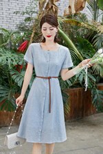 2022夏季新款连衣裙，女装连衣裙，梦依雪歌