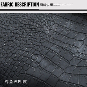 PU皮棉衣棉服鳄鱼纹拼接面包服立领棉袄皮衣外套1612-P85量大有差图片