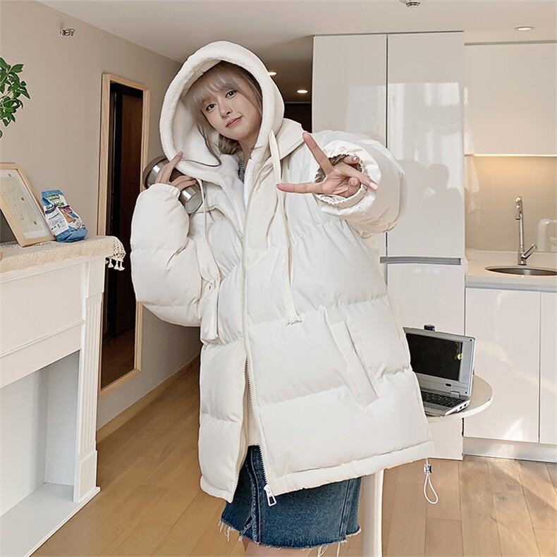 情侣棉衣羊羔绒连帽拼接假两件棉服外套宽松百搭A338-1M29P105,男装棉衣,电商D325