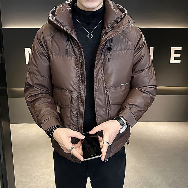 B3533436P195红色2025年连帽冬季新款男加厚保暖防寒服三防面料,商品下架区,电商B353