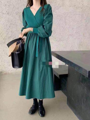 针织连衣裙拼接，女装连衣裙，梦幻美人鱼