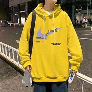WY2259-P35 纯棉连帽卫衣男大码运动帽衫宽松薄外套男图片