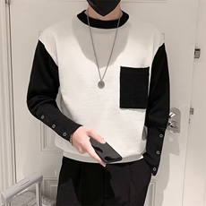 秋冬装毛衣男士潮流上衣2024新款修身内搭S556-P49，男装针织衫/毛衣，星座1109-3