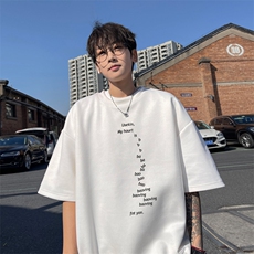 量大优供视频重磅麂皮绒短袖T恤男JPDX212-特P19，男装T恤，电商B367