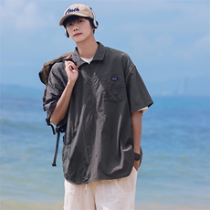 特P32无差价新款夏季时尚衬衫-HC2198日系相机风3/10号到货，男装衬衫，电商A003
