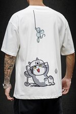 2021夏季新马切达日系大码男已注册卡通印花短袖T恤T1055-P25，男装T恤，电商A001