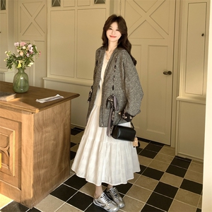 26春装新款 松弛感灰色飘带外套 9013 P175 K288图片