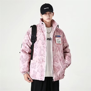 羽绒服新款时尚棉衣韩版宽松休闲保暖短款立领外套N02图片