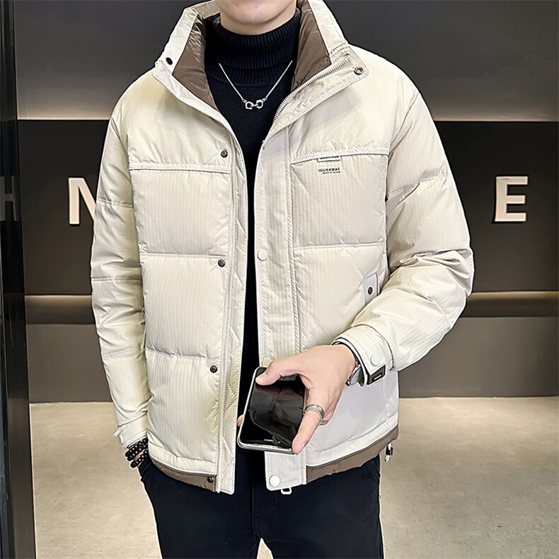 B3536606P165黑2024年冬季新款男士羽绒服立领羽绒店主男控248,男装羽绒服,电商B353
