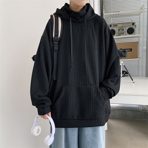 连帽卫衣男秋冬季潮流宽松青年休闲百搭套头针织衫毛衣WY088-P46图片