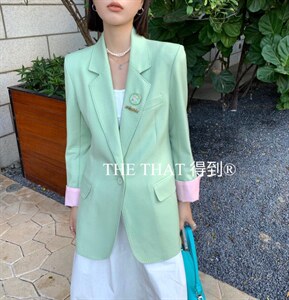 春款西服外套图片