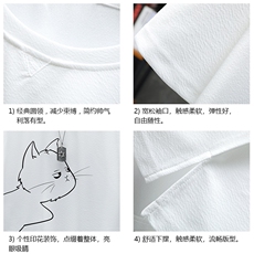 Q11149-P30春夏季七分袖t恤男大码五分袖男短袖中袖展架，男装T恤，电商A040A