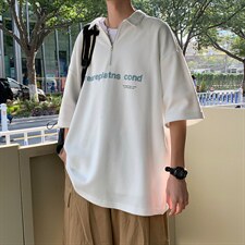 夏季新款POLO杉休闲潮流美式华夫格百搭翻领短袖T恤PL3320-P52，男装T恤，星座717