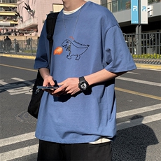 DX17040-P20纯短袖t恤男大码半袖打底衫宽松体恤衫港风，男装T恤，电商A040