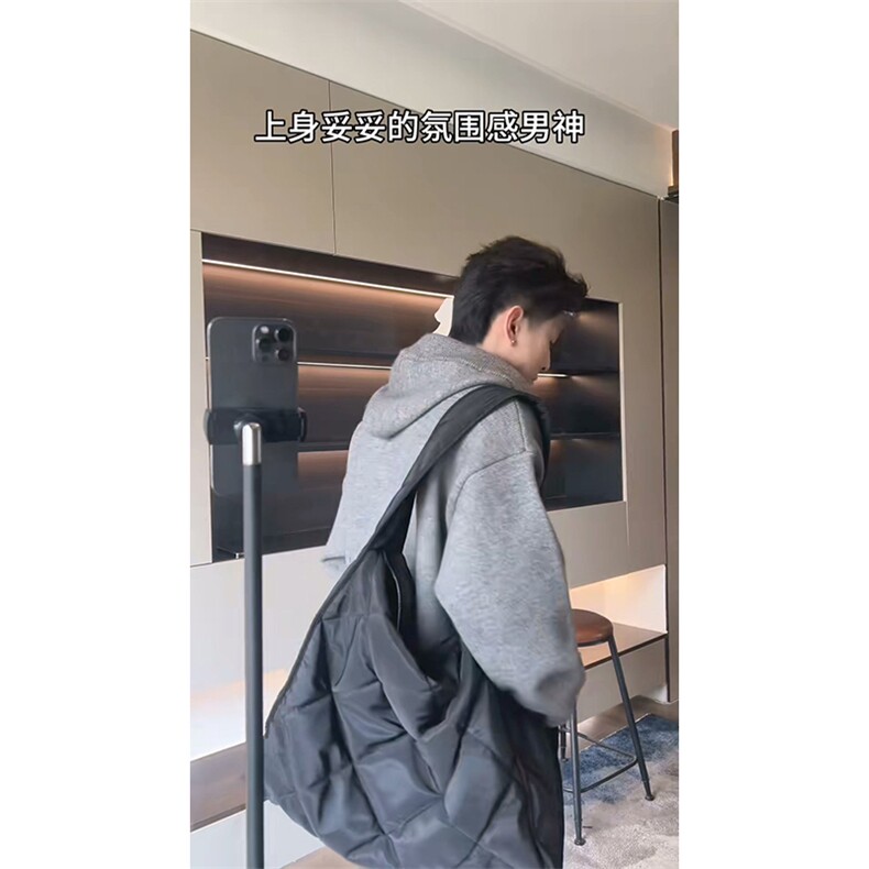 重磅秋冬装北极绒开衫毛衣美式复古休闲慵懒风针织衫加厚连帽外套,男装针织衫/毛衣,电商A486-1