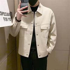 现货2025秋季社会小伙男明线工装斜纹夹克外套JK31P105控138，男装夹克，电商B276A