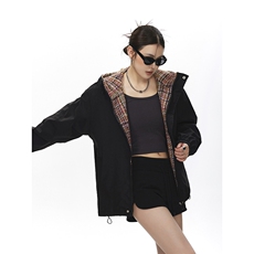 可二开小香风拼接面料大码M-5XL夹克聚酯纤维JK78079P75控118，男装夹克，星座227-7