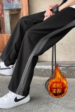 K404-P45加绒款P55冬季休闲裤男士西裤大码阔腿裤垂感直筒裤子，男装西裤，电商B280-1（原A049）