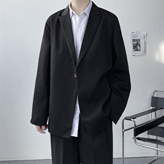 西服男韩版潮流刺绣帅气2025秋冬季新款ins宽松百搭外套W3227-P62，男装西服，星座412