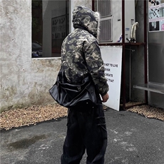复古美拉德面包服男女宽松立领棉服冬迷彩棉衣，男装棉衣，星座716-3