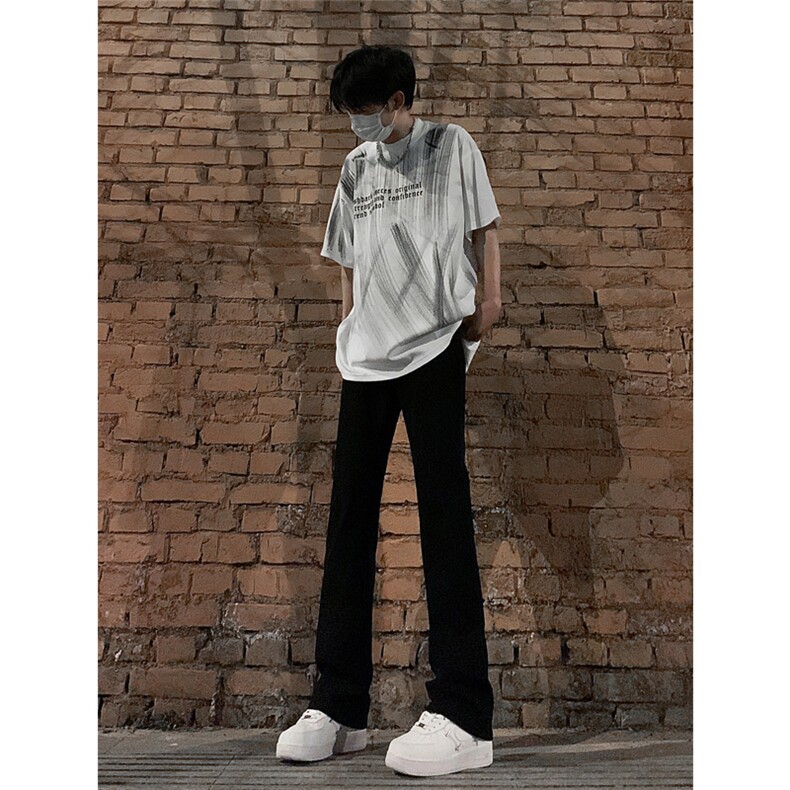 图片已授权弹力渐变大码微喇毛边直筒牛仔裤男K860-K861-K866-P50,男装牛仔裤,星座205