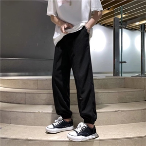 春夏运动休闲裤男直筒垂感ins潮牌港风G260P26图片