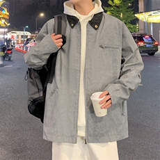 春季底特律工装水洗扎染夹克美式复古男装外套A406JK3507特P85，男装夹克，星座309（原A406）