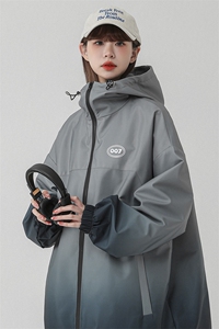 1中性山系防水渐变大码M-5XL夹克女聚酯纤维JK77087P85控128图片