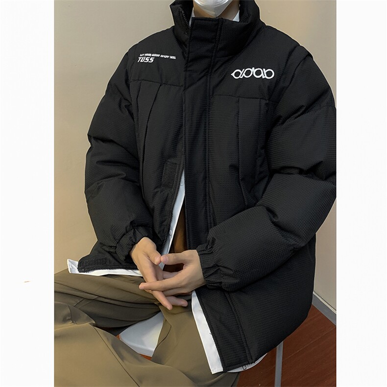 2023新款冬季棉服棉衣男生加厚保暖面包服休闲潮牌外套M086-P95,男装棉衣,星座308B-1