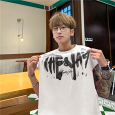 抖音得物重磅麂皮绒美式字母印花宽松背心bxjp303-特批19控38，男装背心/马甲，星座605(原A050)